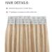 Buy SEGO TAPE Hair Extension Glue - 20 Tressen Remy Real Hair - 50g Honeyblond #18P613 - Includes 10 Free Tapes - Shop Now! - Buy Online on GoSupps.com
