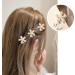 4 Starfish Hair Clips 2 Flower Hair Clips Wedding Accessories Diamond Hair Clips Elegant Non-Slip Hair Accessories for Girls Flower Girl - Buy Online on GoSupps.com