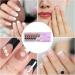 Black Tip Press On Nails Short 150 Removable Black French Tip Artificial Nails - Nail Decoration Kits For Nail Professionals Beginners Hobbyists French Black Wear 11 - Buy Online on GoSupps.com