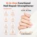 Modelones 15ml 8-in-1 Nail Strengthener & Ridge Filling Base Coat Nail Polish Repair Kit Nail Growth Treatment for Thin and Damaged Nails Clear - Buy Online on GoSupps.com