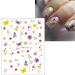 JMEOWIO 9 Sheets Flower Butterfly Nail Art Stickers Decals Self-Adhesive Spring Floral Nail Supplies Nail Art Design Decoration Accessories - Buy Online on GoSupps.com