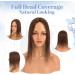 TESS Real Human Hair Pieces for Women Clip in Toupee Extensions Hair Topper Hair Toppers for Thinning Hair Women Real Hair 10 Inch #02 Dark Brown - Buy Online on GoSupps.com