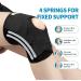 Galvaran Knee Brace for Meniscal Tear, ACL, MCL, Arthritis - Breathable Adjustable Support for Men & Women - Medium Black - Buy Online on GoSupps.com