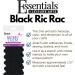 Essentials By Leisure Arts 1/2 Wavy Black Rick Rack Trim - 4 Yards | Sewing & Crafts Ribbon - Buy Online on GoSupps.com