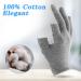Dimeho 6 Pairs Moisturizing Cotton Gloves Touchscreen Overnight Sleeping Gloves Lightweight Nighttime Lotion Grey Gloves for Bedtime Dry Hand Therapy Sensitive Irritated Skin SPA(Grey) - Buy Online on GoSupps.com