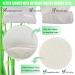 10pcs Organic Bamboo Makeup Remover Pads with Finger Pocket - Reusable 3 Layer Cotton Rounds in 5 Colors - Eco-Friendly Laundry Bag Included - Buy Online on GoSupps.com