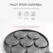 ZPRMMN 7 Holes Egg Frying Pan Multifunction Hamburger Steak Non Stick Pan Cooking Pan Cooking Utensils 7 holes Wooden Handles - Buy Online on GoSupps.com