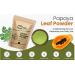 Papaya Leaf Powder 16 oz - 100% Pure Leaves, Ideal for Tea and Juice, Dried from Fresh Green Leaves - Way4Organic - Buy Online on GoSupps.com