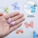 80-Piece Colorful Organza Butterfly Appliques for DIY Craft Projects and Wedding Decor - Charming Style - Buy Online on GoSupps.com