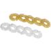 Newgen Medicals Massagering - 10 Acupressure Finger Massage Rings in Gold & Silver | Ideal Gift for Women - Buy Online on GoSupps.com