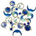 JIALEEY Gold Plated Enamel Celestial Charm Pendant for DIY Jewelry Making - Buy Online on GoSupps.com