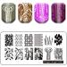 FingerAngel 16Pcs Nail Stamping Kit with Leaves, Flowers, and Animal Images - Includes 2 Stampers, 2 Scrapers, and Storage Bag - B-Nail Stamping Plates V1-16 - Buy Online on GoSupps.com