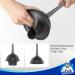 MR.SIGA Toilet Plunger and Bowl Brush Combo - Gray, 1 Set for Effective Bathroom Cleaning - Buy Online on GoSupps.com