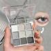 Lazy Eye Eyeshadow smoky makeup eyeshadow color eyeshadow matte eyeshadow palette smokey eyeshadow dark gray and black dots shimmering eyeshadow colors for smokey eyes - Buy Online on GoSupps.com