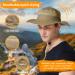 Outfly Wide Brim Sun Hat for Men - Lightweight Mesh Bucket Hat for Outdoor Activities | Fishing Hiking Travel | Deep Khaki (Size 55-60) - Buy Online on GoSupps.com