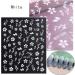 Cherry Blossoms 3D Nail Art Stickers - Self-Adhesive Spring Design for Women, Girls, and Kids - 4 Sheets - Buy Online on GoSupps.com