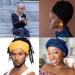 6-Piece Stretch Head Wrap Hair Scarf Set for Black Women - Soft, Breathable Turban Knit Headwraps in Solid Colors - Buy Online on GoSupps.com
