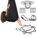 SSIMO Sensory Sock Constitutional Therapy Conductor Sensory Toy Stress Restoring Angel Autism ADHD ADS Tactile objects for therapeutic playing (Color: Black Size: 150x280cm 150x280cm Black