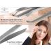 Professional Hair Plucking Tweezers Set - 3 Straight & 1 Slanted Stainless Steel | Precision Beauty Tools for Flawless Grooming - Buy Online on GoSupps.com