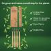 Bamboo Aesthetic Toothbrush Set of 4 | Ultra Soft Bristles | Black Charcoal Infused | American Brand | Eco-Friendly Dental Care - Buy Online on GoSupps.com