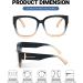 Buy SIPHEW Blue Light Filter Glasses - Stylish Computer Glasses for Eye Protection (Black & Brown No Prescription Needed) - International Shipping Available - Buy Online on GoSupps.com