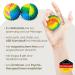 2x DBT Skills Hedgehog Ball - Magnetic Acupressure Stress Relief & Massage | Colorful 47mm Balls for Tension Relief Mobility & Concentration - Buy Online on GoSupps.com