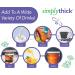 SimplyThick EasyMix Gel Thickener | 80 Individual Packets | Dysphagia & Swallowing Disorder Aid | IDDSI Level 2 Mildly Thick - Buy Online on GoSupps.com