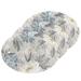3-Pack Cleaning Kitchen Sponges Oval Vintage Ink Flower Kitchen Cellulose Dishwashing Wood Pulp Cotton