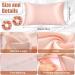Silk Cap, Pillowcase, Bonnet, Wrap, Scrunchies, Hair Ties Set - Rose Gold Pink | For Women & Girls - Buy Online on GoSupps.com