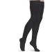 Therafirm Core-Spun 20-30mmHg Thigh High Compression Socks - Moderate Support in Black Medium Short - International Shipping Available - Buy Online on GoSupps.com