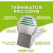 buggin out Pro Terminator Lice Comb | Stainless Steel | Perfect For Baby Fine or Thin Hair | 1-2 People - Buy Online on GoSupps.com