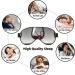 SSIMOO Wine Glass Sleep Mask - Adjustable Breathable Eye Mask for Comfortable Sleep | Fashionable Black Design - Buy Online on GoSupps.com