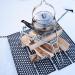 Camping Tripod Stand - Folding Camping Tripod Grill Stainless Steel Campfire Stand | Practical Cooking with Camping Equipment - Buy Online on GoSupps.com