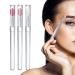 Silicone Lip Brush Applicator Silicone Lip Brush with Lid 3 Pieces Portable Lip Brushes Reusable Lip Applicators Lip Gloss Brush Lipstick Brush Makeup Applicator Beauty-To