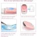 AREMOD Eyelash Extensions Cooling Blower Mini Fan - USB Rechargeable Handheld Makeup Fan for Lash Extensions (Pink) - Buy Online on GoSupps.com