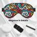 Geometry Print Sleep Eye Mask - Soft Blindfold with Elastic Strap for Travel & Night Sleep - Buy Online on GoSupps.com