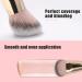 TEOYALL Flat Angled Foundation Brush - Large Dense Synthetic Kabuki Brush for Liquid Cream & Powder Makeup - Pink - Buy Online on GoSupps.com