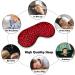 Buy Jaguar Leopard Print Sleep Mask for Women - Adjustable Eye Shades with Black Spots & Elastic Strap - Buy Online on GoSupps.com
