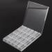 ZHONGHE 20 Girds Makeup Organizer Nail Art Storage Box Clear Display Case Organizer Holder For Jewelry Nail Rhinestone Beads Box Transparent - Buy Online on GoSupps.com