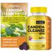 MEGNETA Candida Cleanse Support Gummies with Oregano Leaf, Caprylic Acid, Wormwood & Black Walnut- Gut Health, Flora Balance & Immune Support Detox Cleanse Supplement for Women & Men(60 Gummies)