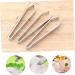 FRCOLOR Stainless Steel Food Tweezers - 3PC Set for Hair & Bone Removal | Precision Sloping Tweezers | 11x2.3cm | International Shipping Available - Buy Online on GoSupps.com