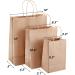 135pcs Brown Paper Bags with Handles Assorted Sizes Gift Bags Bulk Kraft Paper Bags for Small Business Shopping Bags Retail Bags Party Bags Merchandise Bags Favor Bags - Buy Online on GoSupps.com