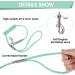 Adjustable Tiesome Cat Dishes with Leash & Collar Set - Color Gradient Kitten Dishes for Outdoor Walks (Green) | International Shipping Available - Buy Online on GoSupps.com