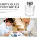 Beaupretty Clear Glass Push Down Dispenser Bottle for Nail Polish and Makeup Remover 180ML Empty One Touch Glass Pump Dispenser with Flip Top Cap - Buy Online on GoSupps.com