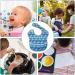 Vicloon Baby Bibs 4pcs - Waterproof Sleeveless Infant Bibs for Boys and Girls (6 Months-2 Years) - Unisex Feeding Bibs - Buy Online on GoSupps.com