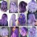 IAMERUI Party Highlights Clip-in Hair Extensions - 14 Pcs, Lavender Light Purple - Buy Online on GoSupps.com
