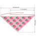 Hoyuwak 2Pcs Crochet Head Scarf Bandanas for Women - Knitted Strawberry Hair Accessories (White Pink) - Buy Online on GoSupps.com