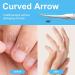 Nail Scissors Beauty Scissors for Eyebrow Moustache Nose Hair Sharp Nail Scissor for Toenails Stainless Steel Curved Cuticle Scissor for Hair Trimming Beauty Grooming Thick Toenails Women Men - Buy Online on GoSupps.com