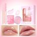 Lip Mask & Lip Gloss Set Intensive Hydrating Strawberry Lips Care Set for Dry Chapped Flaky Lips Overnight Repair Care with Moisturizing Smoothing & Softening Sweet Scented Gift for Women Girls 2 Pcs - Buy Online on GoSupps.com