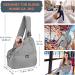 Nasjac Pet Dog Belt Conveyor - Adjustable Padded Travel Bag for Dogs Under 4kg - Breathable Mesh & Washable Design - Buy Online on GoSupps.com
